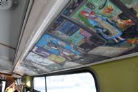 Les œuvres des élèves de l’école Mitchell-Montcalm exposées dans l’autobus Macadam J